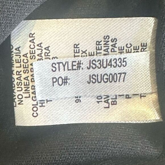 Jessica Simpson RADIOACTIVE HOLLYHOCK Bodycon One Should Tie Multicolor Dress Sz - Picture 7 of 7